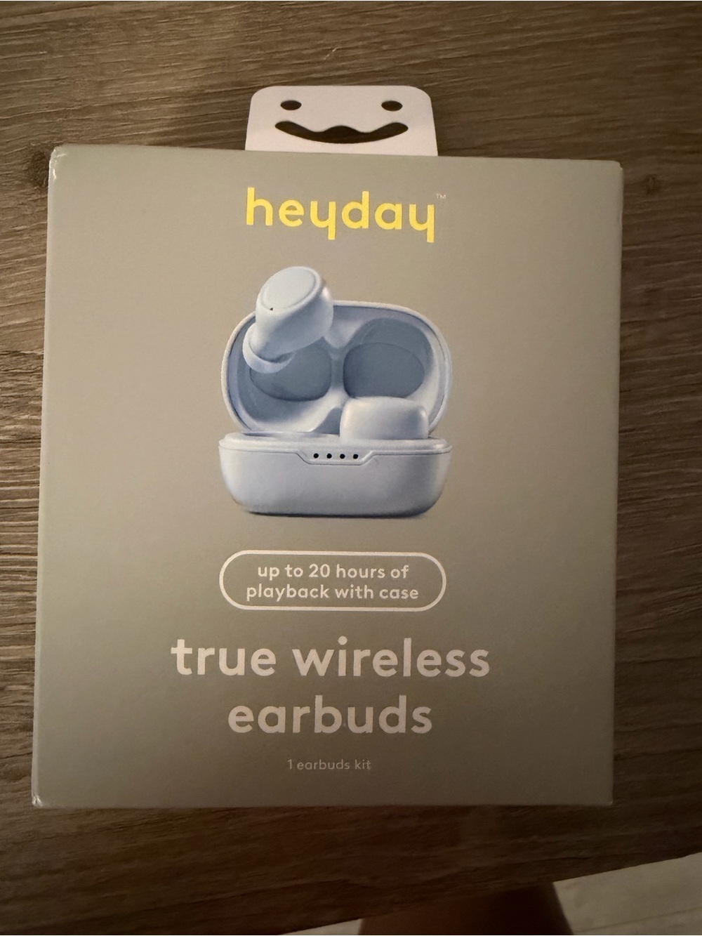 heyday Earbuds & Charging Case in Peri-Blue